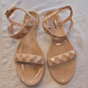 Rebecca Minkoff Nude Studded Sandals Size 39